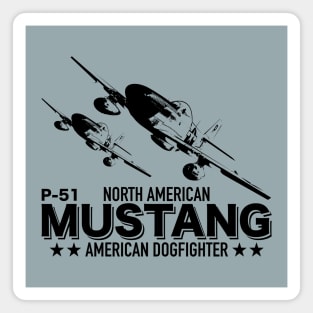 North American P-51 Mustang Magnet